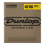 Cuerdas De Bajo Dunlop De Acero Inoxidable Escala Corta Flat