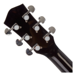 Guitarra Ac?stica Creep Negra Cuerdas Acero Mf125b Con Funda - Imagen 5