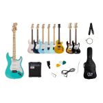 Pack Guitarra Stratocaster Y Amplificador Creep Completo Mgr