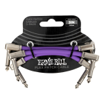 Ernie Ball Pack X3 Cable Interpedal 7,5cm Plug Plano P?rpura