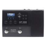 Pedal De Efecto Valeton Gp-100 Multi-effects Processor Negro