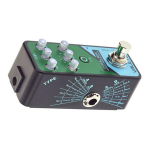 Pedal Guitarra Valeton Coral Mdr Mod/ Delay/ Reverb Color Verde/celeste