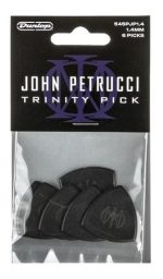 Uñetas Guitarra Jim Dunlop 1.4 Mm John Petrucci Trinity 6 Pack Negro 1.40 - Imagen 2