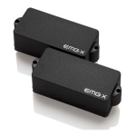 Microfono De Bajo 4 Cuerdas Emg Px Precision Activo Black