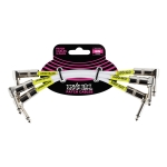 Ernie Ball Pack 3 Cable Instrumento P06051 Patch 15 Cm