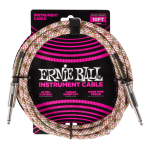 Cable Guitarra Bajo Ernie Ball 6426 Entelado 3 Mt. Esmeralda