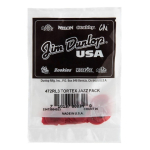 U?etas Jim Dunlop 472rl3 Tortex Jazz Iii Bolsa X36u Color Rojo Tama?o Fino - Imagen 3
