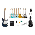 Pack Guitarra Stratocaster Amplificador Afin. Creep Completo