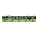 Pedal Multiefectos Para Bajo Valeton Dapper Bass Ves-2 Con 6 Efectos Verde