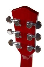 Guitarra Acústica Creep Con Funda Eq 5 Bandas Red C/corte - Imagen 3