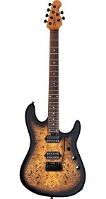 Guitarra Sterling Richardson Cutlass 6 Nat Poplar Burl Burst - Imagen 2