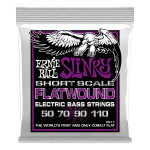 Encordado Bajo Ernie Ball Flat 50-110 Escala Corta 4 Cuerdas