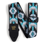 Correa Ernie Ball Guitarra Bajo Jacquard Azul Alb P04609