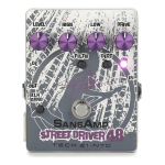 Pedal Overdrive Tech 21 Street Driver 48 Guitarra Eléctrica Analógico Gris