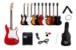 Pack Guitarra Stratocaster Y Amplificador Creep Completo Red - Imagen 5
