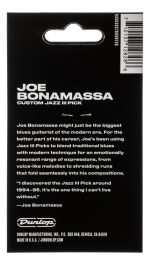 Set 6 Púas Jim Dunlop 47-jb3ng Jazz Iii Gold Joe Bonamassa Guitarra - Imagen 2