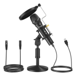 Micr?fono De Mesa Maono Con Soporte Au Hd300t Dinamico Card. - Imagen 2