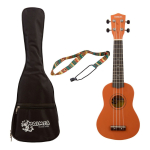 Ukelele Soprano Creep Waimea Naranja + Funda + Correa!