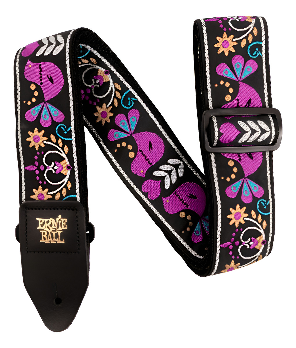 D_669687-MLA103616625050_012026-F.jpg Correa Para Guitarra Eléctrica Ernie Ball Puple Brird Lupin Púrpura Bird Lupin - Imagen 1
