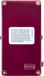 Pedal Mxr Tremolo M305 Para Guitarra Eléctrica Violeta Efecto - Imagen 4