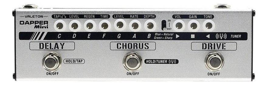 D_672704-MLA99448224752_112025-F.jpg Pedal Valeton Dapper Mini Mes-1 Blanco Chorus Delay Drive Guitarra Eléctrica - Imagen 1