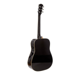 Guitarra Ac?stica Creep Negra Cuerdas Acero Mf125b Con Funda - Imagen 3