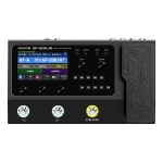 Valeton Gp200jr Pedal Multiefectos Guitarra 240 Efectos Con Expresión 4.3 Negro