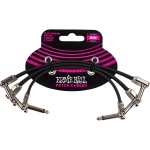 Paquete Ernie Ball De 3 Cables De 15cm 6221 Plano Interpedal