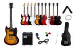 Pack Guitarra Sg Y Amplificador Creep Completo Sb - Imagen 5