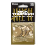 Juego De 6 Cañas Dunlop Mick Thomson Custom Jazz Iii 471 Pmt Dorado