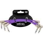 Ernie Ball Pack X3 Cable Interpedal 15 Cm Plug Plano P?rpura