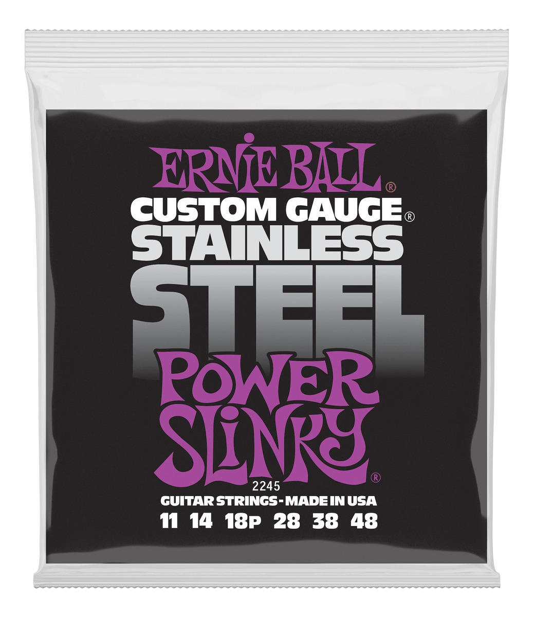 D_690553-MLA47274283461_082021-F.jpg Encordado Ernie Ball Guitarra Eléctrica 011 Acero Inoxidable - Imagen 1