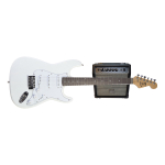 Pack Guitarra Stratocaster Y Amplificador Creep 15w Compl Wh