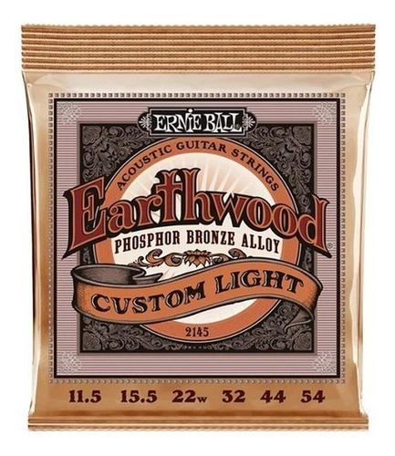 D_692815-MLA99527273196_122025-F.jpg Cuerdas Guitarra Ac?stica Ernie Ball 2145 Earthwood 11.5-54 - Imagen 1
