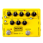 Pedal Preamp Mxr Bass Di+ Special Edition Yellow M80y