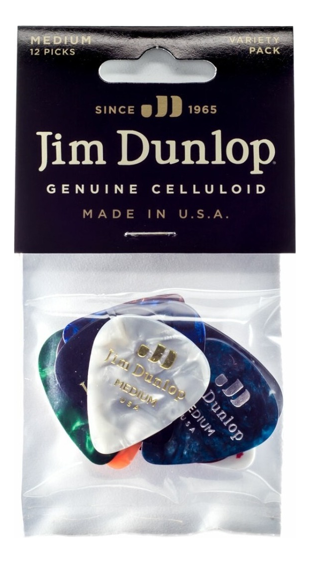 D_696654-MLA99958774413_112025-F.jpg Set Uñetas Jim Dunlop Medium Pvp106 Pack X12 Color Variados Gomas De Borrar Mediano - Imagen 1