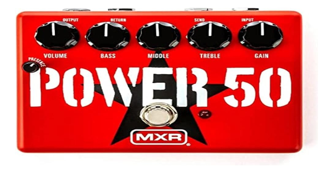 D_696972-MLA99928908499_112025-F.jpg Pedal Overdrive Jim Dunlop Mxr Tom Morello Power 50 Guitarra El?ctrica Rojo Red - Imagen 1