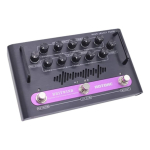 Hotone Amplificador De Piso Portable 2 Canales Britwind Negro 75w