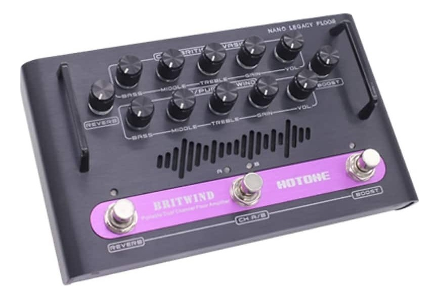 D_698472-MLA99365248406_112025-F.jpg Hotone Amplificador De Piso Portable 2 Canales Britwind Negro 75w - Imagen 1
