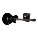 Pack Guitarra Les Paul Y Amplificador Creep Completo Bk