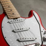 Guitarra Eléctrica Sterling Cutlass Ct30sss Fiesta Red Diapasón Arce 6 Cuerdas Diestro - Imagen 4