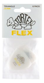 Set 6 Uñetas Jim Dunlop Tortex Flex Triangle .073 Mm - Imagen 3