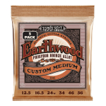 Cuerdas Guitarra Acustic Pack X3 Ernie Ball 3543 Phos .012,5
