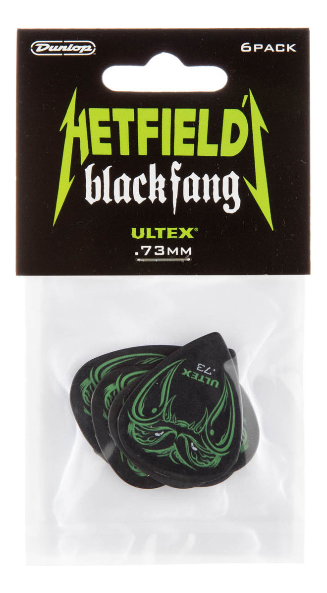 D_712568-MLC79484110424_102024-F.jpg Pack 6 Uñetas Jim Dunlop Hetfield Black Fang 0.73 Ph112p73 - Imagen 1