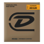 Encordado Para Bajo 4 Cuerdas Flat Dunlop Dbfs40120
