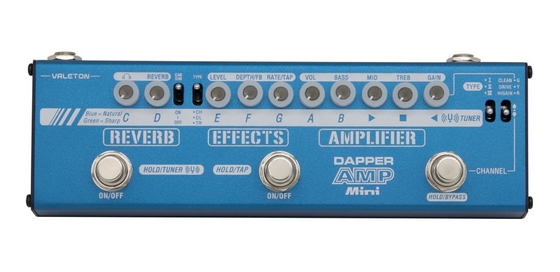 D_725038-MLC44484672511_012021-F.jpg Pedal Valeton Mes-6 Dapper Mini Amp Modelling Effect Strip - Imagen 1