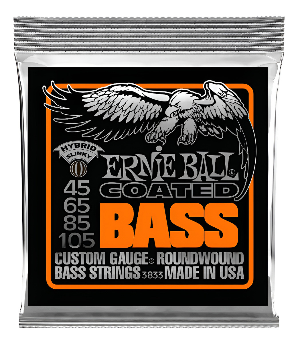 D_725039-MLC92331987807_092025-F.jpg Ernie Ball Cuerdas Bajo Slinky Coated Hybrid 45-105 - Imagen 1