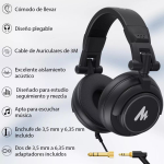 Audifonos Maono Profesional Dj / Monitor Estudio Au-mh601 Color Negro - Imagen 4