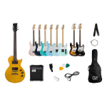 Pack Guitarra Les Paul Y Amplificador Creep Completo Gld