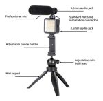 Kit Microfono Soporte Y Luz Led Maono Au- Cm11pl Poadcast - Imagen 4